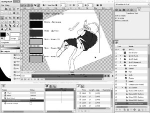 Работа над анимацией в программе Synfig Studio